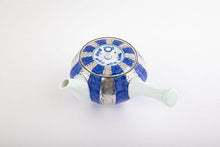 將圖片載入圖庫檢視器 賞美堂有田燒 銀吳須十草茶壼 急須 S-3434/ 茶杯 S-3435