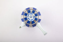 將圖片載入圖庫檢視器 賞美堂有田燒 銀吳須十草茶壼 急須 S-3434/ 茶杯 S-3435