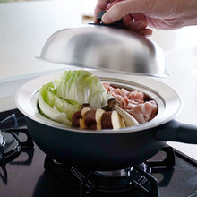 將圖片載入圖庫檢視器 日本燕三條吉川 DOME型不鏽鋼蒸盤連蓋