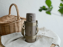 將圖片載入圖庫檢視器 Holms不銹鋼ONE TOUCH保温壼附肩帶