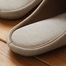 將圖片載入圖庫檢視器 ABE HOME SHOES亞麻室內拖鞋 「さふら」