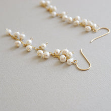 將圖片載入圖庫檢視器 temtem 14KGF珍珠長耳環 TM-E084