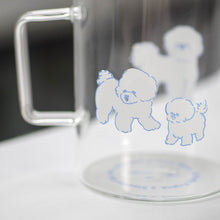 將圖片載入圖庫檢視器 耐熱玻璃馬克杯 毛茸小狗 5020-23|TOMI LABLE TOKYO富硝子 (*實體店限定販賣)