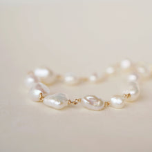 將圖片載入圖庫檢視器 temtem 14KGF MIX異大小扣環珍珠手鏈 MG-B007