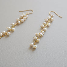將圖片載入圖庫檢視器 temtem 14KGF珍珠長耳環 TM-E084