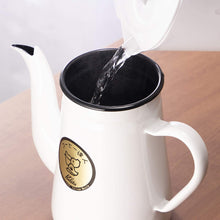 將圖片載入圖庫檢視器 KALITA 咖啡達人琺瑯手沖壺1L