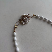 將圖片載入圖庫檢視器 and.cou- necklace/ 1970's france vintage beads & japan baby pearl beads フリンジの首飾り