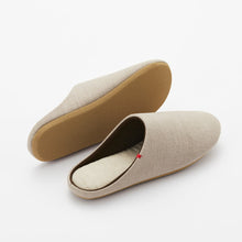 將圖片載入圖庫檢視器 ABE HOME SHOES亞麻室內拖鞋 「さふら」