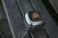 將圖片載入圖庫檢視器 CAPTAIN STAG 燕三條不鏽鋼方形鍋 泡麵鍋煮食鍋