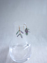 將圖片載入圖庫檢視器 Lueur- AJISAI EARRINGS 11 -greenpurple