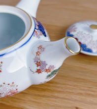 將圖片載入圖庫檢視器 賞美堂有田燒 急須茶壺 春秋文 S-3034/ S-1720