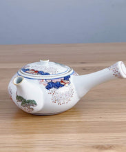 將圖片載入圖庫檢視器 賞美堂有田燒 急須茶壺 春秋文 S-3034/ S-1720