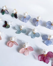 將圖片載入圖庫檢視器 Lueur- AJISAI EARRINGS 1 -greenpurple