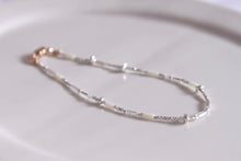 將圖片載入圖庫檢視器 nimelt- bracelet / nuance white × karen silver 18cm