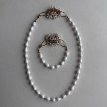 將圖片載入圖庫檢視器 and.cou- necklace/ 1970's france vintage beads & japan baby pearl beads フリンジの首飾り