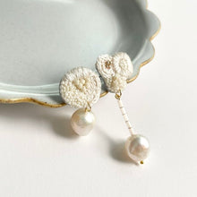 將圖片載入圖庫檢視器 cheese- earrings 開花宣言 Ivory