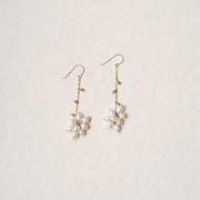 將圖片載入圖庫檢視器 temtem 14KGF 珍珠米球長耳環TM-E343