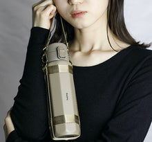 將圖片載入圖庫檢視器 Holms不銹鋼ONE TOUCH保温壼附肩帶