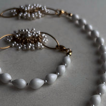 將圖片載入圖庫檢視器 and.cou- necklace/ 1970's france vintage beads & japan baby pearl beads フリンジの首飾り