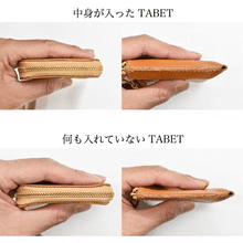 將圖片載入圖庫檢視器 日本國寶級皮革枥木皮革tablet旅行用銀包