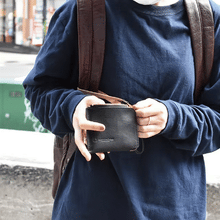 將圖片載入圖庫檢視器 日本國寶級皮革枥木皮革tablet旅行用銀包