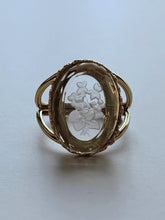 將圖片載入圖庫檢視器 and.cou- ring/violet/vintage Intaglio