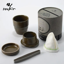 將圖片載入圖庫檢視器 soupir法蘭絨手沖漏杯套裝