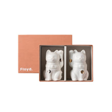 將圖片載入圖庫檢視器 FLOYD 瀨戶燒手工招財貓 (一對)