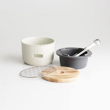 將圖片載入圖庫檢視器 SALIU 桌上黑土陶瓷烤爐