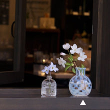 將圖片載入圖庫檢視器 廣田硝子 大正浪漫花瓶 市松 TR-40-11