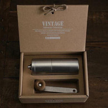 將圖片載入圖庫檢視器 青芳製作所 Vintage系列不銹鋼手動咖啡磨豆機