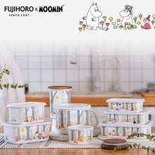 將圖片載入圖庫檢視器 富士琺瑯 FUJIHORO x MOOMIN 森林附蓋琺瑯保鮮盒