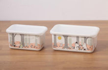 將圖片載入圖庫檢視器 富士琺瑯 FUJIHORO x MOOMIN 森林附蓋琺瑯保鮮盒