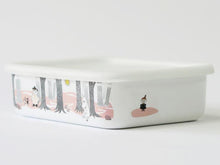將圖片載入圖庫檢視器 富士琺瑯 FUJIHORO x MOOMIN 森林附蓋琺瑯保鮮盒
