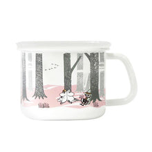 將圖片載入圖庫檢視器 富士琺瑯 FUJIHORO x MOOMIN 森林附蓋琺瑯保鮮盒