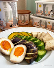 將圖片載入圖庫檢視器 富士琺瑯 FUJIHORO x MOOMIN 森林附蓋琺瑯保鮮盒