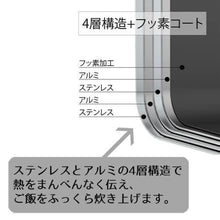 將圖片載入圖庫檢視器 HARIO 經典錘目紋雪平飯釜