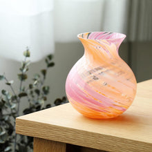 將圖片載入圖庫檢視器 青森縣津輕びいどろ「花露」水滴花樽