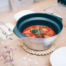 將圖片載入圖庫檢視器 HARIO 經典錘目紋雪平飯釜