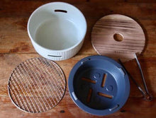 將圖片載入圖庫檢視器 SALIU 桌上黑土陶瓷烤爐