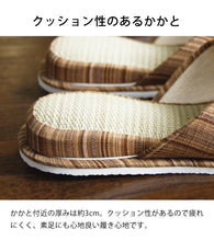 將圖片載入圖庫檢視器 inSTYLE 添島勳商店九州福岡產藺草拖鞋-直條紋