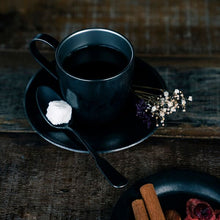 將圖片載入圖庫檢視器 青芳製作所BLACK VINTAGE 咖啡杯碟套裝