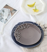 將圖片載入圖庫檢視器 STUDIO M' - Mint 薄荷葉系列浮雕盤20cm