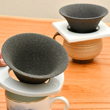 將圖片載入圖庫檢視器 39arita免濾紙有田燒円錐形濾杯3件套裝 (含木托架)