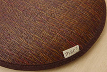 將圖片載入圖庫檢視器 イケヒコ IKEHIKO 藺草編織圓形夏季座墊