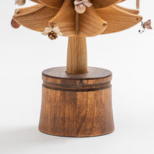 將圖片載入圖庫檢視器 飛驒高山工房聖誕樹迴轉音樂盒