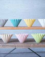 將圖片載入圖庫檢視器 ORIGAMI 摺紙咖啡陶瓷濾杯