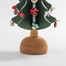 將圖片載入圖庫檢視器 飛驒高山工房聖誕樹迴轉音樂盒