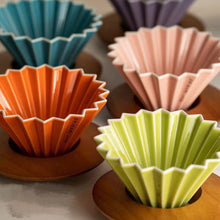 將圖片載入圖庫檢視器 ORIGAMI 摺紙咖啡陶瓷濾杯