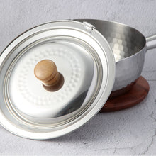 將圖片載入圖庫檢視器 吉川 不鏽鋼雪平鍋及鍋蓋